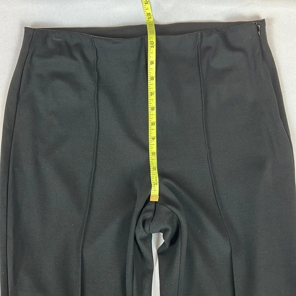 Chico’s Women’s Front Seam Ponte Knit Side Zip Black Pant Chico’s Size 1.5 - Picture 8 of 10